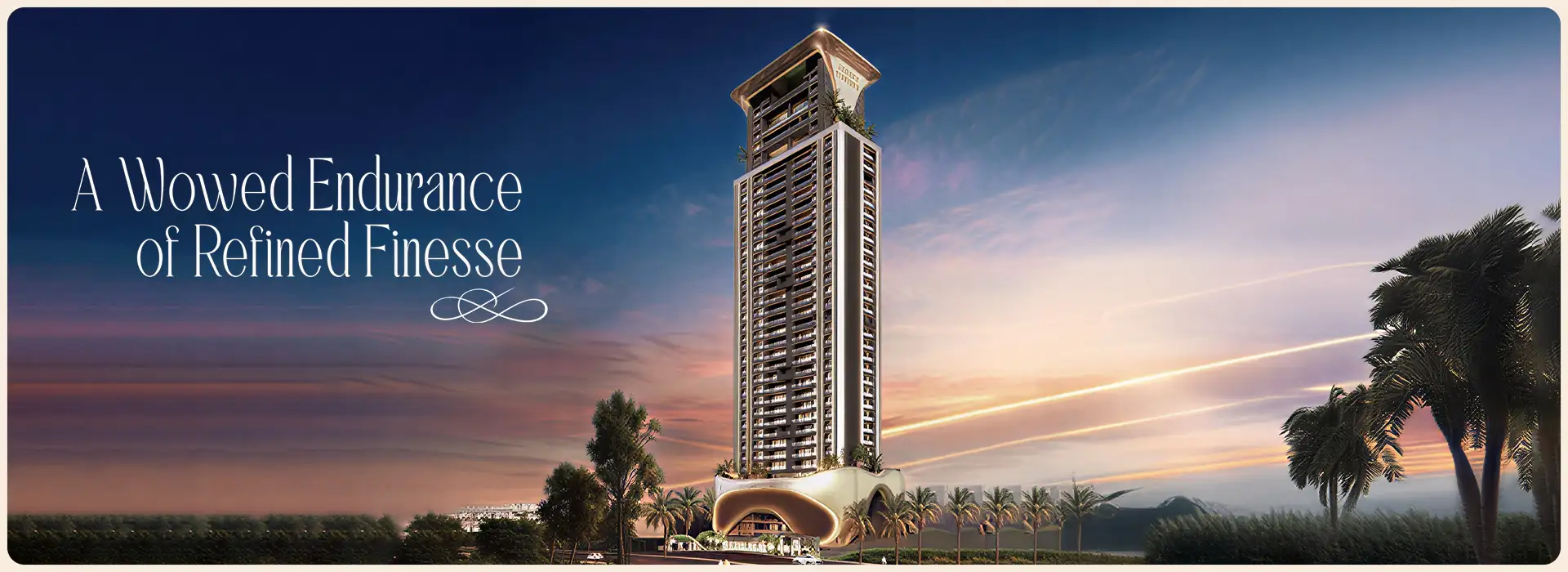 Tharwani Vedant Mayfair Banner
